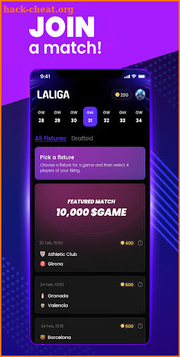 GameOn Live screenshot