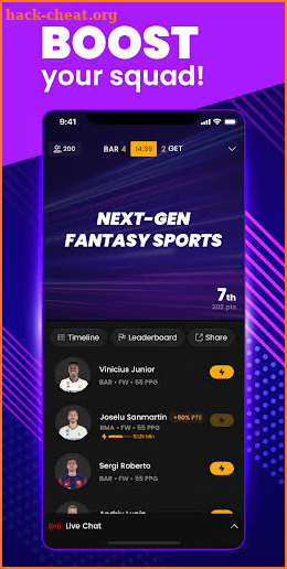 GameOn Live screenshot