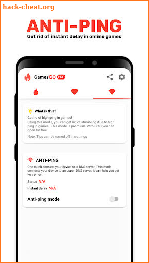 Games GO PRO - Bug fix, Lag fix & High Ping Fix screenshot