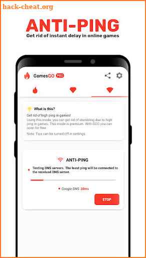 Games GO PRO - Bug fix, Lag fix & High Ping Fix screenshot