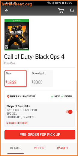 GameStop screenshot