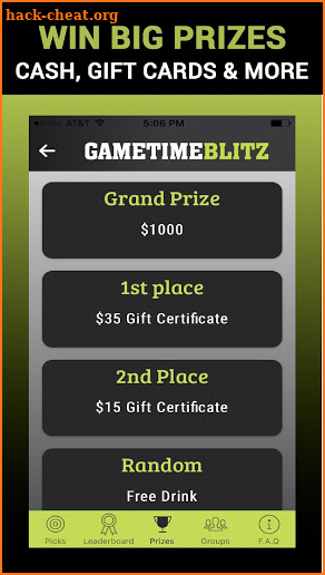 Gametime Blitz - Live Sports Prediction Game screenshot