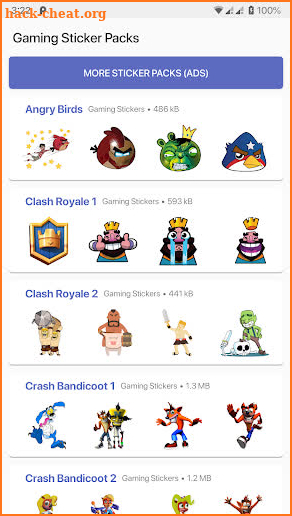 Gaming Stickers for WhatsApp - WAStickerApps screenshot