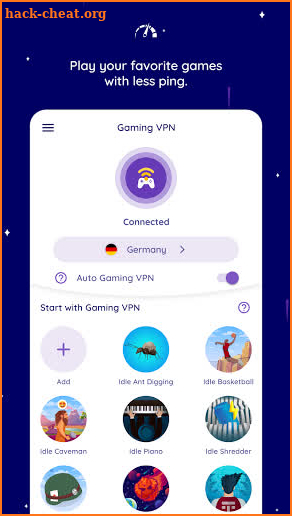 Gaming VPN | Lowest Ping & Fast, Secure Connection screenshot