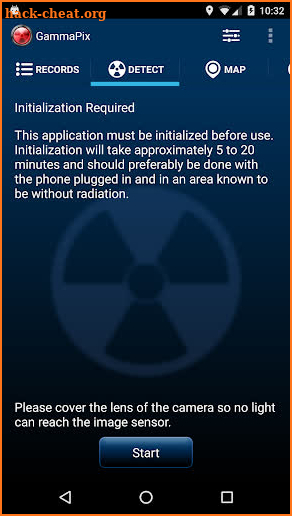 GammaPix - Gamma Radiation Detector screenshot