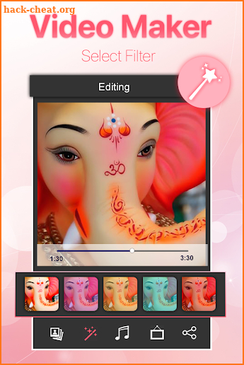 Ganesh Chaturthi Video Maker - Ganesha Video Maker screenshot