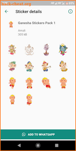 Ganesh Chaturthi Whatsapp Stickers Status Messages screenshot