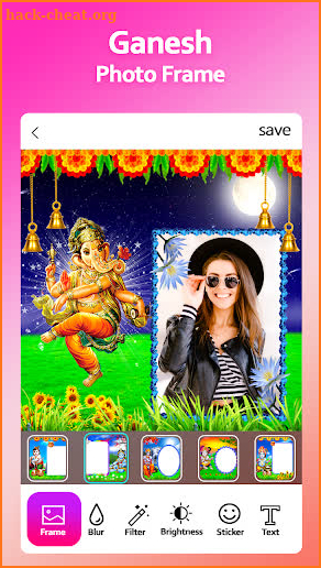 Ganesh Photo Frame screenshot