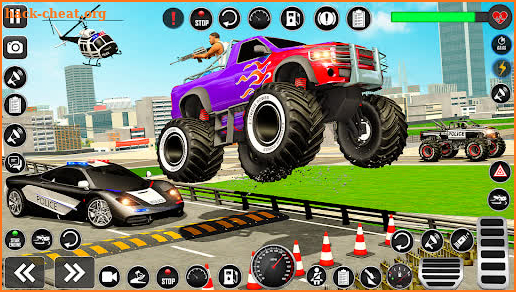 Gangster City Monster Truck 3D screenshot