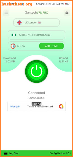 Gantech VPN Pro screenshot