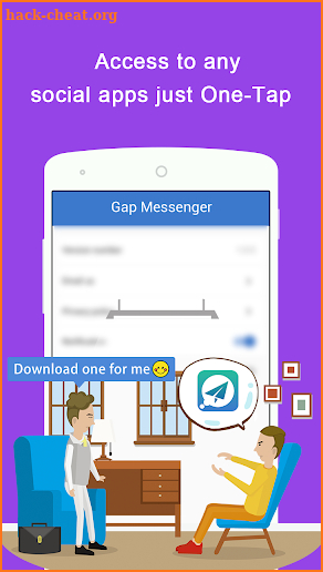 Gap Messenger screenshot