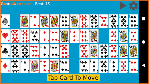 Gaps Solitaire screenshot