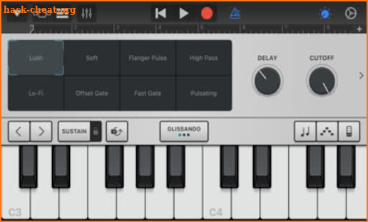 GarageBand screenshot