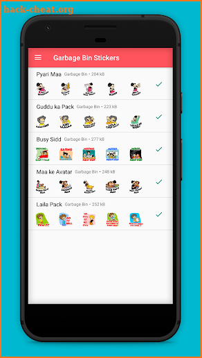Garbage Bin Stickers for WhatsApp (WAStickerApps) screenshot