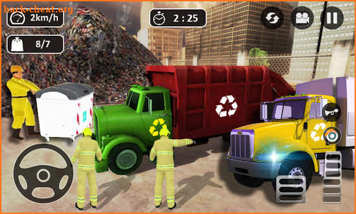 Garbage Trash Truck Driving 2019 - City Trash Dump screenshot