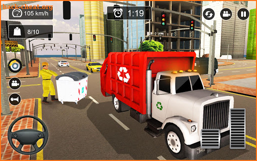 Garbage Truck Driving Simulator - Trash Cleaner screenshot