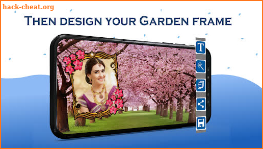 Garden Photo Frame Editor screenshot