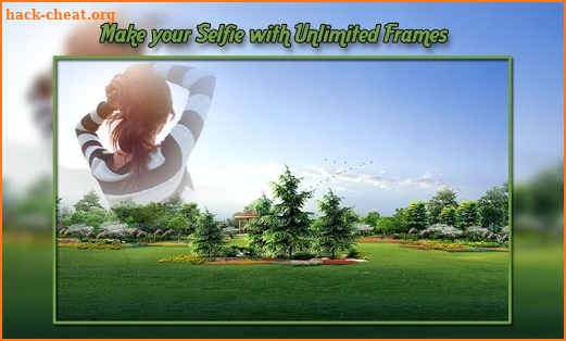 Garden Photo Frames : Name Photo For NameArt screenshot