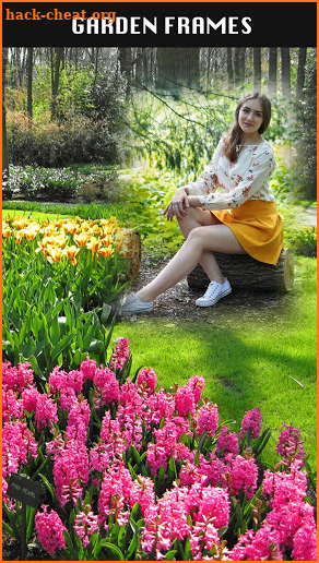 Garden Picture Frames: Nature Photo Editor screenshot