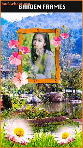 Garden Picture Frames: Nature Photo Editor screenshot