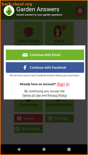 GardenAnswers Plant Identifier screenshot