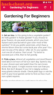 Gardening Tips screenshot