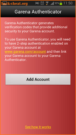 Garena Authenticator screenshot