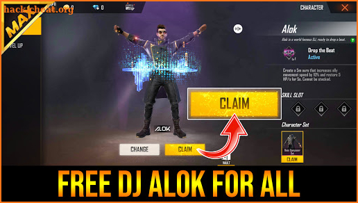 Garena Fire MAX : Free Diamonds, Elite Pass & Alok screenshot