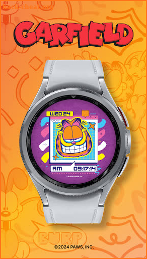 Garfield All Smiles Watch Face screenshot