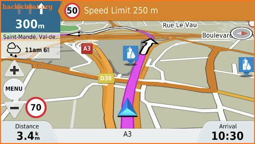 Garmin Motorize screenshot