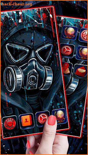 Gas, Mask Themes, Live Wallpaper screenshot