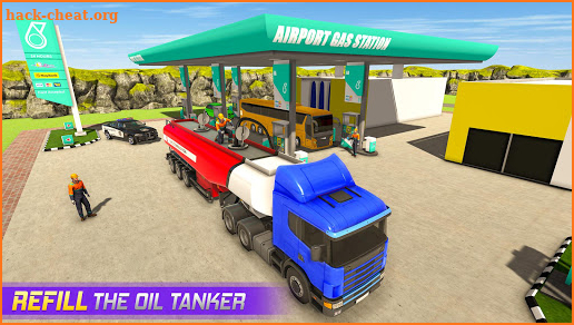 Gas Station Airport Plane Parking Simulator Game screenshot