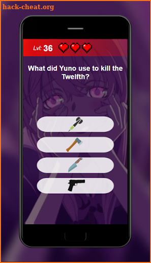 Gasai Yuno Quiz screenshot