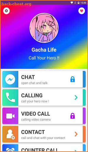 Gasha Life Call Fake, screenshot