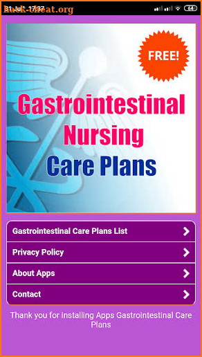 Gastrointestinal Nursing Care Plans screenshot