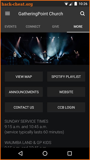 GatheringPoint Church screenshot