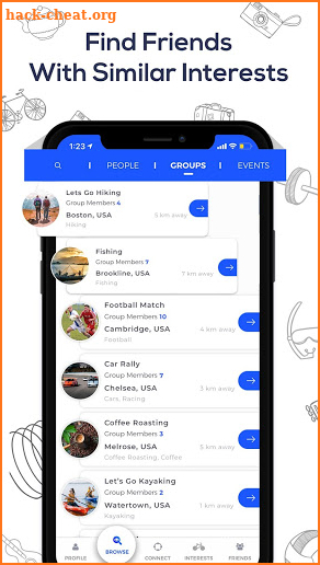 GatheRRinG: Meet new people with similar interests screenshot