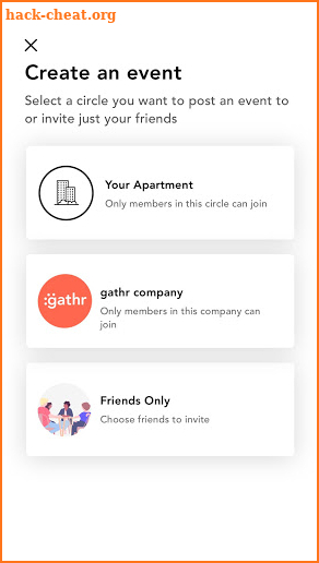 gathr: social events screenshot