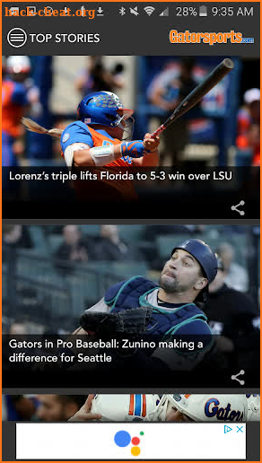 Gatorsports screenshot