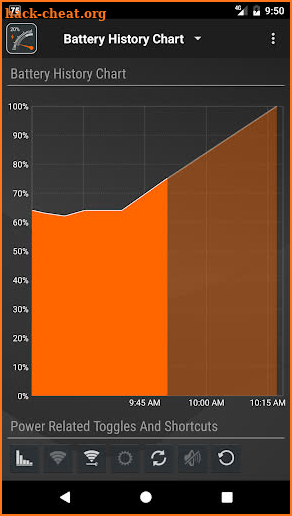 Gauge Battery Widget screenshot