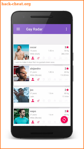 Gay Radar - dating, meeting and chatting with men screenshot