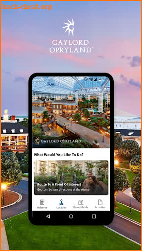 Gaylord Hotels screenshot