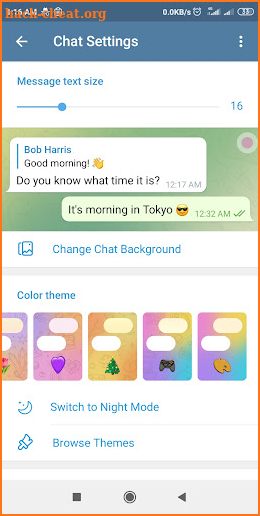 GB messenger plus screenshot