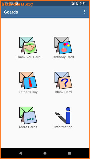 Gcards screenshot
