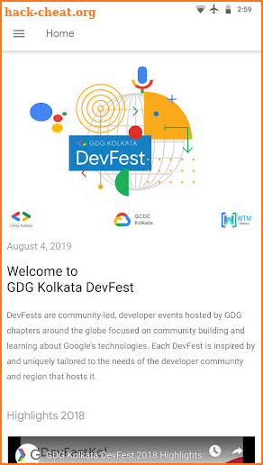 GDG Kolkata DevFest, 2019 screenshot