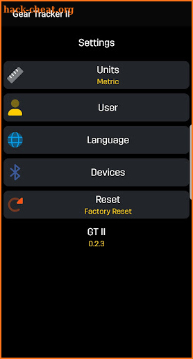 Gear Tracker II screenshot