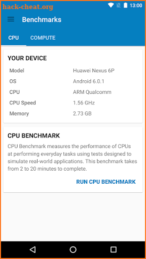 Geekbench 4 screenshot