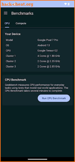 Geekbench 6 screenshot