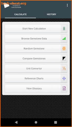 Gem Carat Weight Calculator screenshot