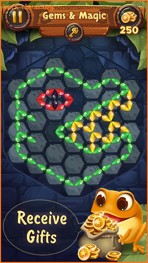 Gems & Magic adventure puzzle screenshot